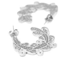 Load image into Gallery viewer, Botanical Wreath Filigree Studs Earrings
