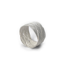Load image into Gallery viewer, Sterling Silver Hand Woven Braided Twisted Band Ring
