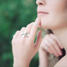 Load image into Gallery viewer, Concave Bohemian Circles Ring