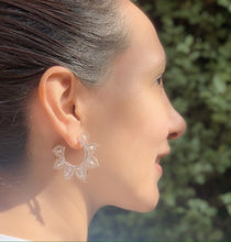 Load image into Gallery viewer, Filigree Mandala Hoops Earrings
