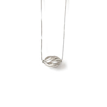Load image into Gallery viewer, Twisted Seed Silver Pendant