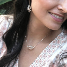 Load image into Gallery viewer, Twisted Seed Silver Pendant
