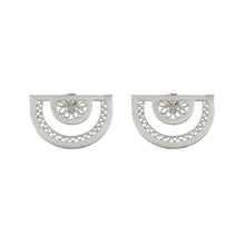 Load image into Gallery viewer, Neo Semi Circle Studs Earrings