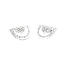 Load image into Gallery viewer, Neo Semi Circle Studs Earrings