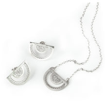 Load image into Gallery viewer, Neo Semi Circle Studs Earrings