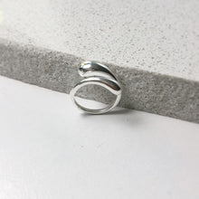 Load image into Gallery viewer, 2 Silver Drops Ring