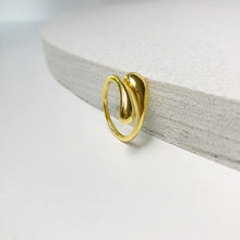 Load image into Gallery viewer, 2 Drops Ring - Gold Plated-