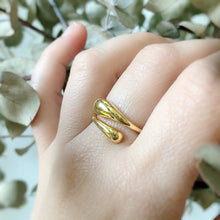 Load image into Gallery viewer, 2 Drops Ring - Gold Plated-