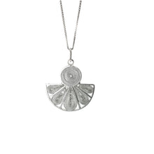 Load image into Gallery viewer, Handmade Abanico Fan Pandero Pendant
