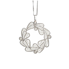 Load image into Gallery viewer, Botanical Wreath Pendant
