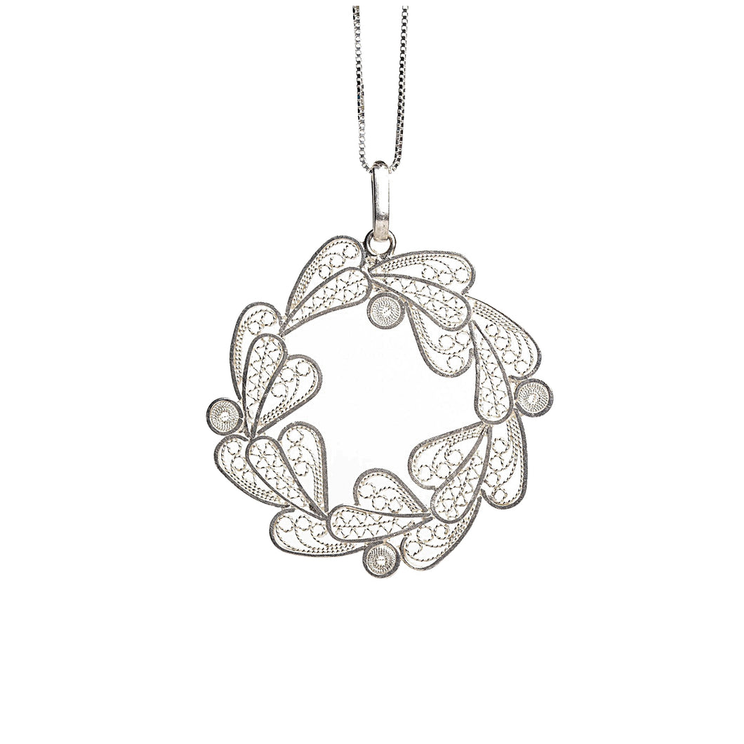 Botanical Wreath Pendant