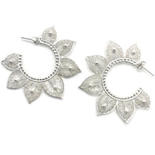 Load image into Gallery viewer, Filigree Mandala Hoops Earrings
