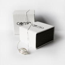 Load image into Gallery viewer, Twisted Seed Silver Pendant
