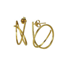 Load image into Gallery viewer, Amelie Knot Studs - Gold Plated
