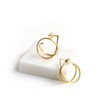 Load image into Gallery viewer, Amelie Knot Studs - Gold Plated

