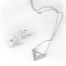 Load image into Gallery viewer, Neo Triangle Filigree Studs Earrings
