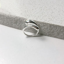 Load image into Gallery viewer, 2 Silver Drops Ring
